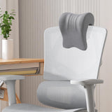 Maxbell Neck Support for Office Chair Removable Cover Desk Napping Pillow for Adults Gray