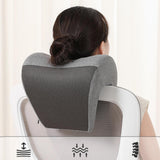 Maxbell Neck Support for Office Chair Removable Cover Desk Napping Pillow for Adults Gray