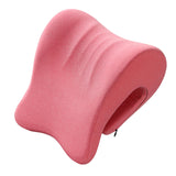 Maxbell Neck Support for Office Chair Removable Cover Desk Napping Pillow for Adults Red