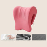 Maxbell Neck Support for Office Chair Removable Cover Desk Napping Pillow for Adults Red