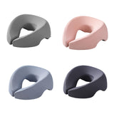 Maxbell Face Down Pillow Removable Cover Ergonomic for Massage Chair Airplane Travel gray