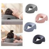 Maxbell Face Down Pillow Removable Cover Ergonomic for Massage Chair Airplane Travel gray
