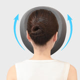 Maxbell Face Down Pillow Removable Cover Ergonomic for Massage Chair Airplane Travel gray