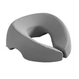 Maxbell Face Down Pillow Removable Cover Ergonomic for Massage Chair Airplane Travel gray