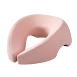 Maxbell Face Down Pillow Removable Cover Ergonomic for Massage Chair Airplane Travel pink