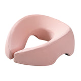 Maxbell Face Down Pillow Removable Cover Ergonomic for Massage Chair Airplane Travel pink