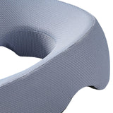 Maxbell Face Down Pillow Removable Cover Ergonomic for Massage Chair Airplane Travel light blue