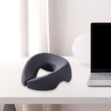 Maxbell Face Down Pillow Removable Cover Ergonomic for Massage Chair Airplane Travel dark blue