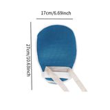 Maxbell Hand Restraint Glove Anti Scratch Comfort Reusable with Fixed Band Blue