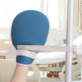 Maxbell Hand Restraint Glove Anti Scratch Comfort Reusable with Fixed Band Blue