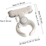 Maxbell Baby Bath Stand Ergonomical Bath Standing Support for Tub Boys Girls Newborn Gray