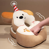 Maxbell Office Desk Napping Pillow Versatile Sleeping Pillow for Travel Bedroom Sofa YellowEar No Blanket