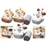 Maxbell Office Desk Napping Pillow Versatile Sleeping Pillow for Travel Bedroom Sofa YellowEar No Blanket