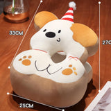 Maxbell Office Desk Napping Pillow Versatile Sleeping Pillow for Travel Bedroom Sofa YellowEarwithBlanket