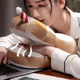 Maxbell Office Desk Napping Pillow Versatile Sleeping Pillow for Travel Bedroom Sofa YellowEarwithBlanket