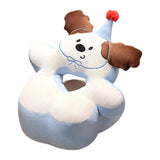 Maxbell Office Desk Napping Pillow Versatile Sleeping Pillow for Travel Bedroom Sofa Brown Ear No Blanket