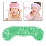 Maxbell Eye Ice Pack Treat Dark Circles Breathable Itchy Dry Eyes Gel Beads Eye Mask green
