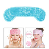 Maxbell Eye Ice Pack Treat Dark Circles Breathable Itchy Dry Eyes Gel Beads Eye Mask blue