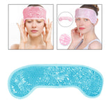 Maxbell Eye Ice Pack Treat Dark Circles Breathable Itchy Dry Eyes Gel Beads Eye Mask blue