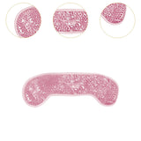 Maxbell Eye Ice Pack Treat Dark Circles Breathable Itchy Dry Eyes Gel Beads Eye Mask pink