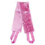 Maxbell Gel Adjustable Large Cooling Neck Ice Pack Wrap for Sleep Relaxing Neck Pink