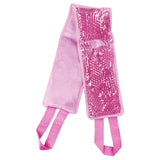 Maxbell Gel Adjustable Large Cooling Neck Ice Pack Wrap for Sleep Relaxing Neck Pink