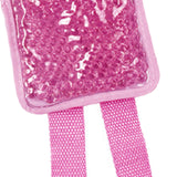 Maxbell Gel Adjustable Large Cooling Neck Ice Pack Wrap for Sleep Relaxing Neck Pink