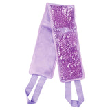 Maxbell Gel Adjustable Large Cooling Neck Ice Pack Wrap for Sleep Relaxing Neck Purple