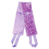 Maxbell Gel Adjustable Large Cooling Neck Ice Pack Wrap for Sleep Relaxing Neck Purple