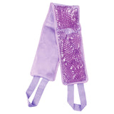 Maxbell Gel Adjustable Large Cooling Neck Ice Pack Wrap for Sleep Relaxing Neck Purple