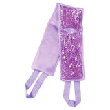 Maxbell Gel Adjustable Large Cooling Neck Ice Pack Wrap for Sleep Relaxing Neck Purple