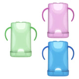 Maxbell Squeeze Pouch Holder Easy Grip for Drink Juice Boxes Juice Bags green