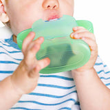 Maxbell Squeeze Pouch Holder Easy Grip for Drink Juice Boxes Juice Bags green