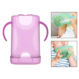 Maxbell Squeeze Pouch Holder Easy Grip for Drink Juice Boxes Juice Bags violet