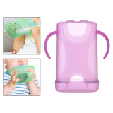 Maxbell Squeeze Pouch Holder Easy Grip for Drink Juice Boxes Juice Bags violet