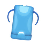 Maxbell Squeeze Pouch Holder Easy Grip for Drink Juice Boxes Juice Bags blue
