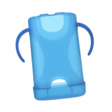 Maxbell Squeeze Pouch Holder Easy Grip for Drink Juice Boxes Juice Bags blue