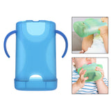 Maxbell Squeeze Pouch Holder Easy Grip for Drink Juice Boxes Juice Bags blue