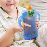 Maxbell Squeeze Pouch Holder Easy Grip for Drink Juice Boxes Juice Bags blue