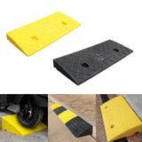 Maxbell Roadside Slope Pad Household Threshold Ramp Pad for Auto Wheelchair Sidewalk Yellow