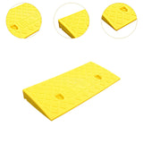 Maxbell Roadside Slope Pad Household Threshold Ramp Pad for Auto Wheelchair Sidewalk Yellow
