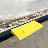 Maxbell Roadside Slope Pad Household Threshold Ramp Pad for Auto Wheelchair Sidewalk Yellow