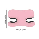 Maxbell Beauty Sleep Pillow Breathable for Back and Side Sleepers Unique Memory Foam Pink Green