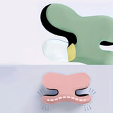 Maxbell Beauty Sleep Pillow Breathable for Back and Side Sleepers Unique Memory Foam Pink Green