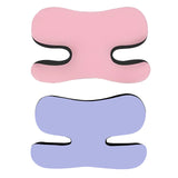 Maxbell Beauty Sleep Pillow Breathable for Back and Side Sleepers Unique Memory Foam Pink Green