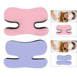 Maxbell Beauty Sleep Pillow Breathable for Back and Side Sleepers Unique Memory Foam Pink Green