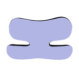 Maxbell Beauty Sleep Pillow Breathable for Back and Side Sleepers Unique Memory Foam Violet Violet Blue