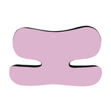Maxbell Beauty Sleep Pillow Breathable for Back and Side Sleepers Unique Memory Foam Violet Violet Blue