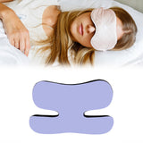 Maxbell Beauty Sleep Pillow Breathable for Back and Side Sleepers Unique Memory Foam Violet Violet Blue