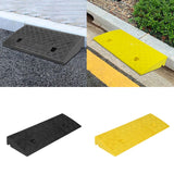 Maxbell Driveway Curb Ramp Wear Resistant Roadside Slope Pad for Auto Motorcycle Rvs Black
